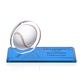 VividPrint Award - Northam Baseball/Sky Blue 3"x7" with Logo