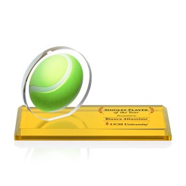 VividPrint Award - Northam Tennis/Amber 3"x7" with Logo  VividPrint Award - Northam Tennis/Amber 3"x7" with Logo
