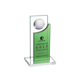 Logo Branded Redmond Golf Award - Green 7"