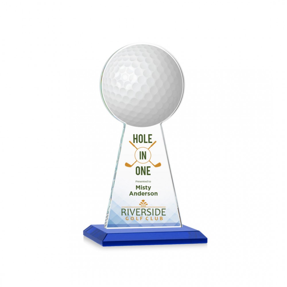 Custom VividPrint Award - Edenwood Golf/Blue 7"