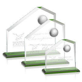 Personalized Andover Golf Award - Green