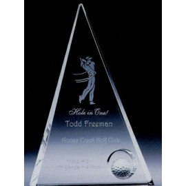 Customized Large Golf I Triangle Award  Customized Large Golf I Triangle Award