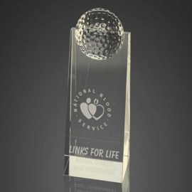 Barringer Golf Award - Optic 2"x10" with Logo