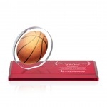 Customized VividPrint Award - Northam Basketball/Red 3"x7"