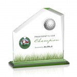 Custom VividPrint Golf Award - Andover/Green 8"x8"