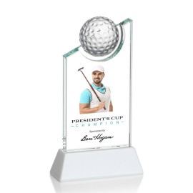 VividPrint Award - Brixton Golf/White 9" with Logo  VividPrint Award - Brixton Golf/White 9" with Logo