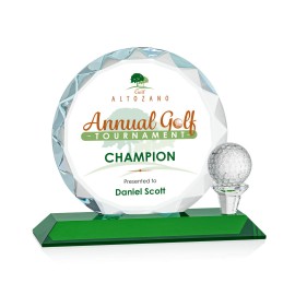 Personalized VividPrint Award - Nashdene/Green 5" Diam  Personalized VividPrint Award - Nashdene/Green 5" Diam