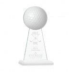 Custom VividPrint/Etch Award - Edenwood Golf/White 9"