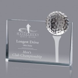 Traylor Golf Award - Optical 6"x8" with Logo  Traylor Golf Award - Optical 6"x8" with Logo