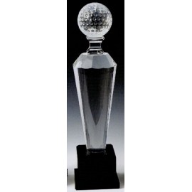 13" Crystal Golf Award with Logo  13" Crystal Golf Award with Logo