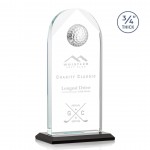 Blake Golf Award - Starfire/Black 9" with Logo