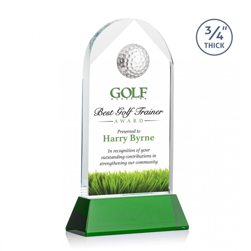 Personalized VividPrint Award - Blake Golf on Newhaven/Green 9"