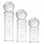 Golf Ball Award on Dakota Base with Logo