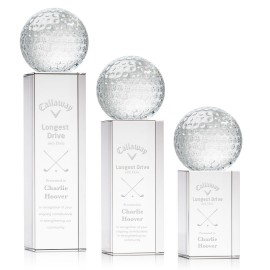 Golf Ball Award on Dakota Base with Logo
