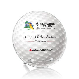 Logo Branded VividPrint Golf Award - Hillsboro 5" Diam