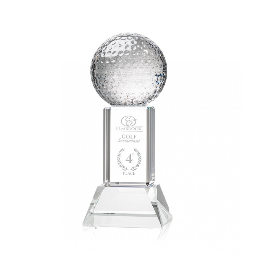 Golf Ball on Stowe Clear - Optical 10" with Logo