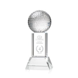 Personalized Golf Ball on Stowe Clear - Optical 10"  Personalized Golf Ball on Stowe Clear - Optical 10"