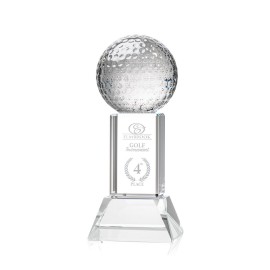 Golf Ball on Stowe Clear - Optical 10" with Logo