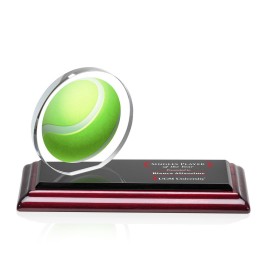 Logo Branded VividPrint Award - Northam Tennis/Rosewood 3"x7"