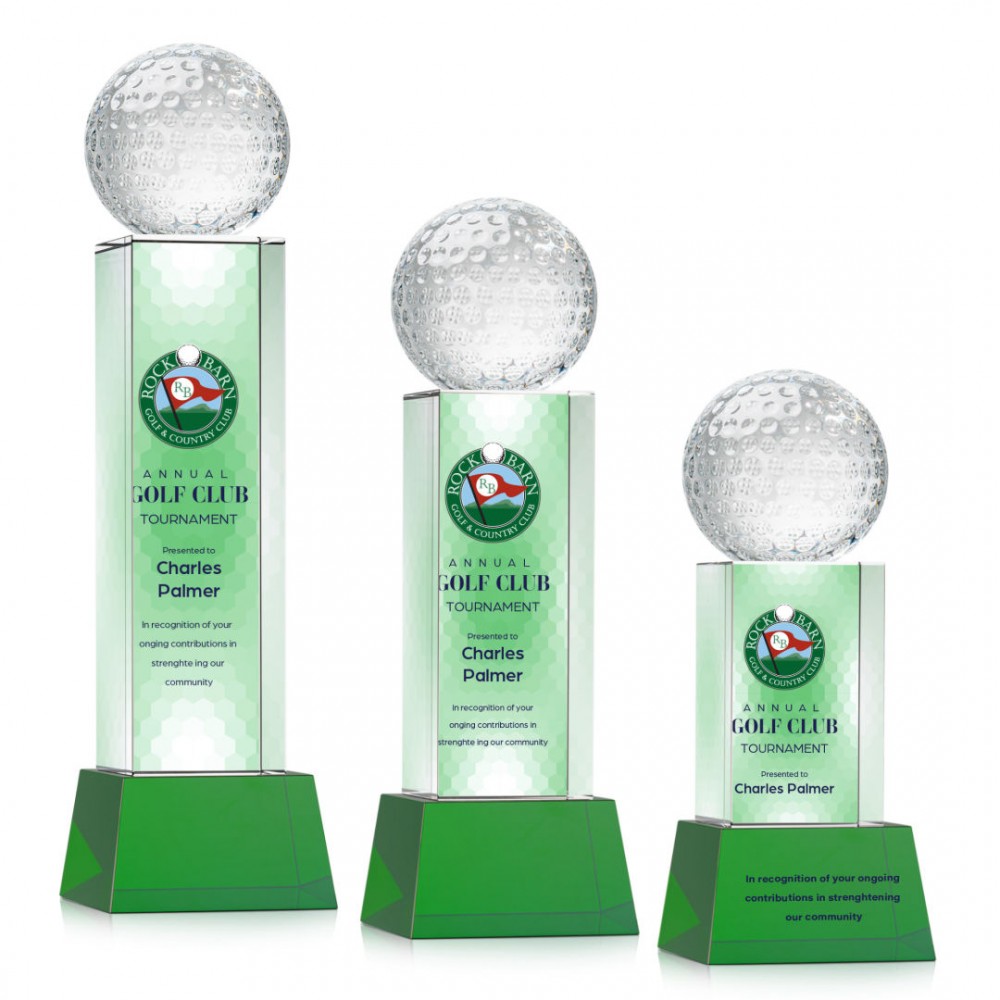Golf Ball VividPrint Award on Belcroft - Green with Logo Golf Ball VividPrint Award on Belcroft - Green with Logo