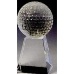 Optic Crystal Golf Award (6"x3 1/8") with Logo