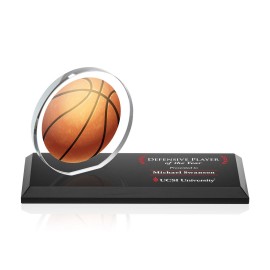 VividPrint Award - Northam Basketball/Black 3"x7" with Logo