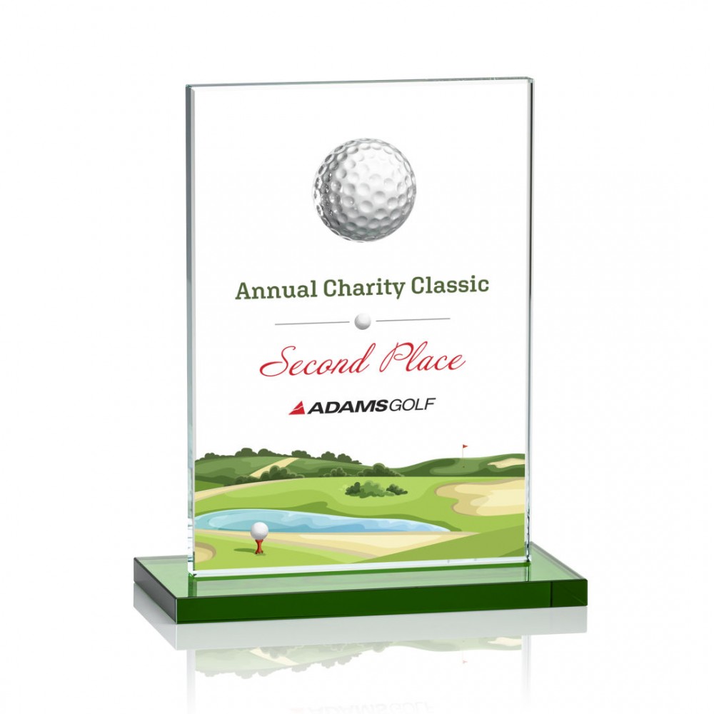 Custom VividPrint Golf Award - Cumberland/Green 5"x7"