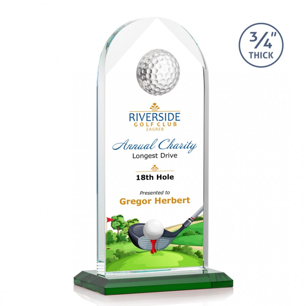 Promotional VividPrint Award - Blake Golf/Green 9"