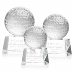 Golf Ball Award on Robson Base with Logo