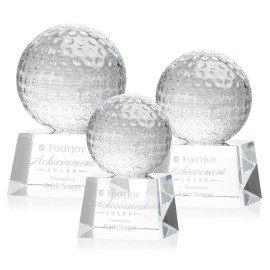 Golf Ball Award on Robson Base with Logo