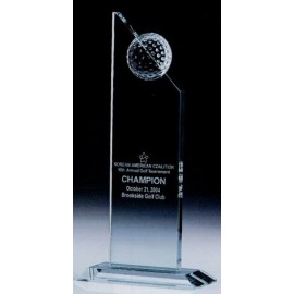 Large Jade Golf Tower Award with Logo  Large Jade Golf Tower Award with Logo