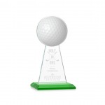 Logo Branded VividPrint/Etch Award - Edenwood Golf/Green 7"