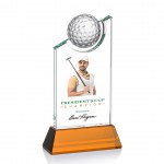 Promotional VividPrint Award - Brixton Golf/Amber 9"