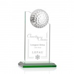 Ashfield Golf Award - Optical/Green 6" with Logo