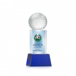 Customized VividPrint Award on Belcroft Blue - Golf Ball 9"