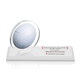 VividPrint Award - Northam Volleyball/White 3"x7" with Logo