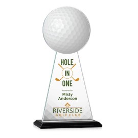 Logo Branded VividPrint Award - Edenwood Golf/Black 11"