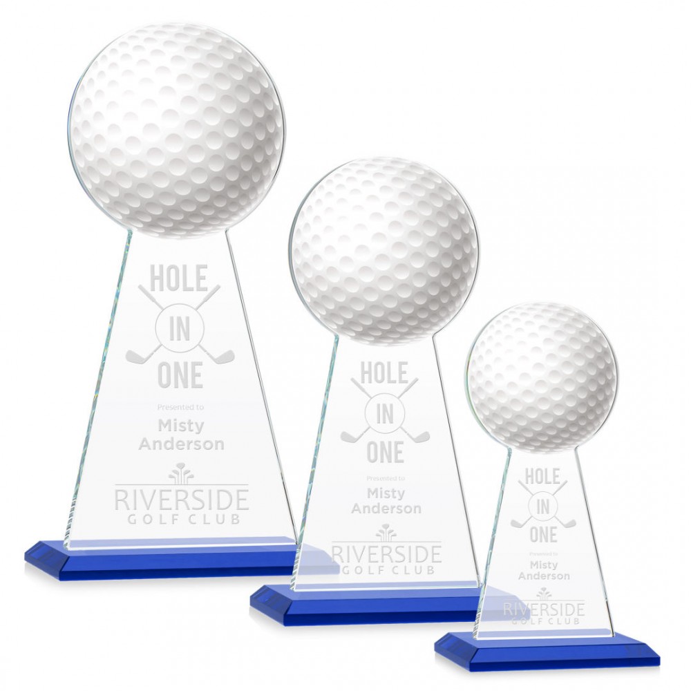 Logo Branded Edenwood Golf VividPrint/Etch Award - Blue Logo Branded Edenwood Golf VividPrint/Etch Award - Blue