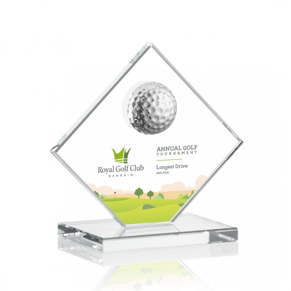 Personalized VividPrint Golf Award - Barrick 5" High