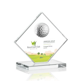 Customized VividPrint Golf Award - Barrick 5" High