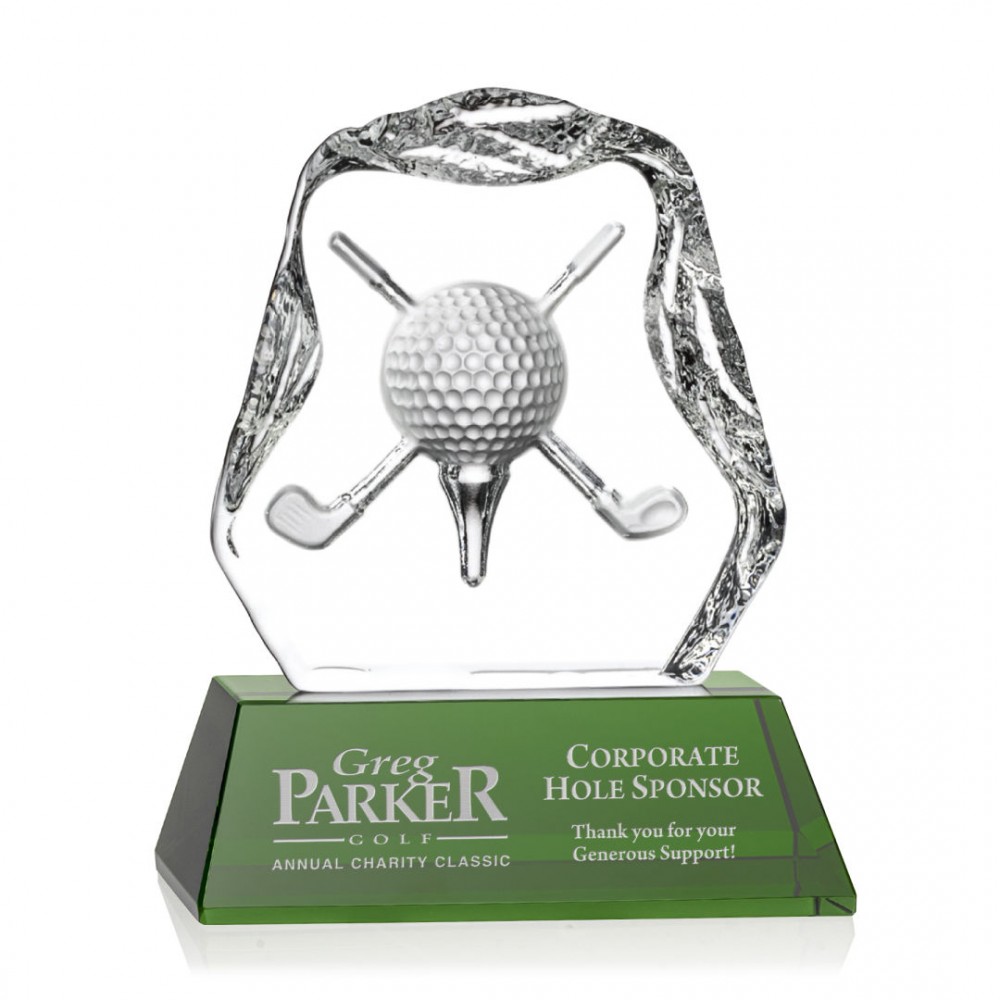 Personalized Slaithwaite Golf Award (S) - Green Base 5"