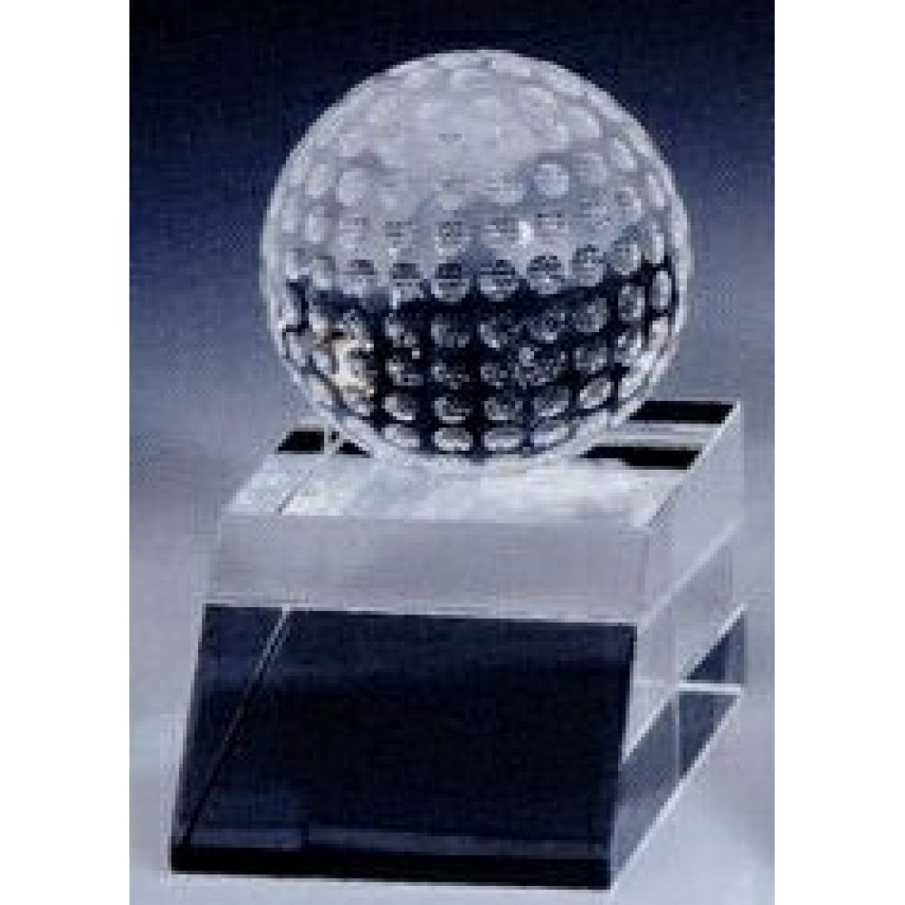 Small Desk Top Golf Ball Award with Logo