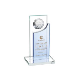 Redmond Golf Award - Sky Blue 7" with Logo  Redmond Golf Award - Sky Blue 7" with Logo