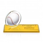Promotional VividPrint Award - Northam Baseball/Amber 3"x7"