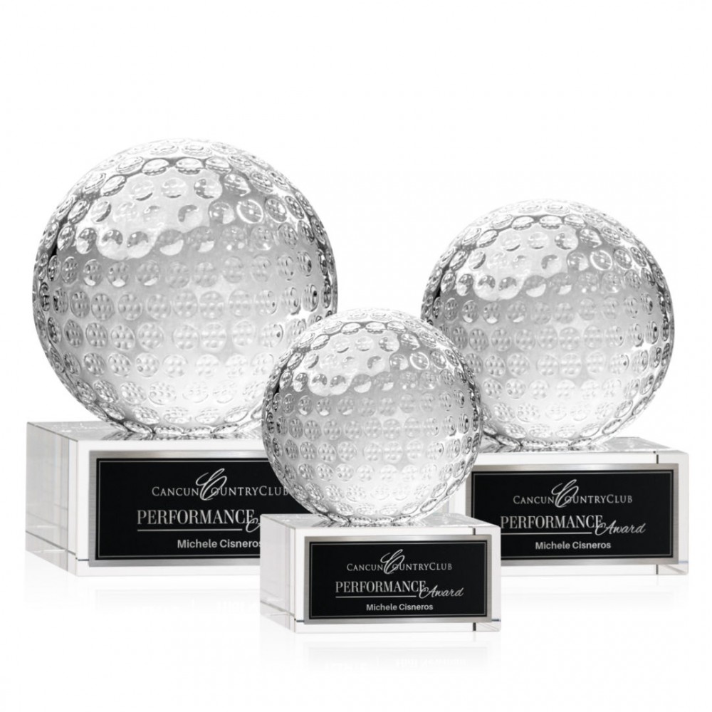 Golf Ball Award on Hancock Base with Logo