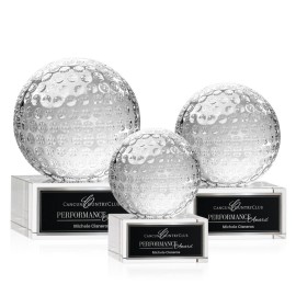 Golf Ball Award on Hancock Base with Logo
