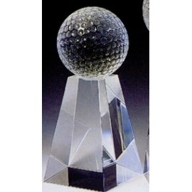Optic Crystal Golf Award (7"x3 1/8") with Logo  Optic Crystal Golf Award (7"x3 1/8") with Logo