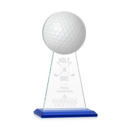 Promotional VividPrint/Etch Award - Edenwood Golf/Blue 9"