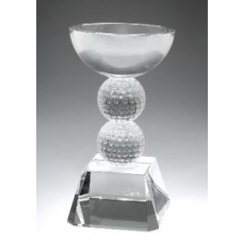 Promotional Medium Optical Crystal Golf Chalice Award  Promotional Medium Optical Crystal Golf Chalice Award
