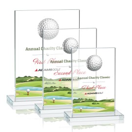 Cumberland VividPrint Golf Award - Clear with Logo